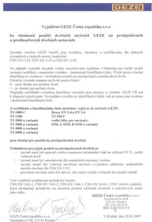 Samozavírač s kluznou lištou MP GZ - TS 3000 (Hnědá)