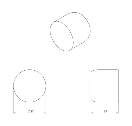 WC set MP PUNTO - WC klíč (OLM - Zlatá matná)