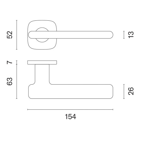 Dveřní kování MP AS - MARANTA - QR 7S (NP - Nikl perla)