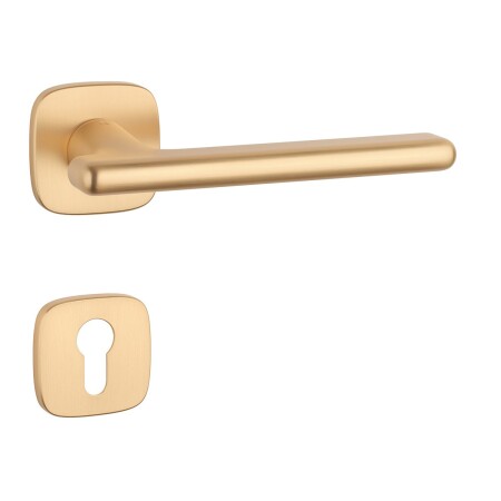 Dveřní kování MP AS - MARANTA - QR 7S (OLS - Mosaz broušená)