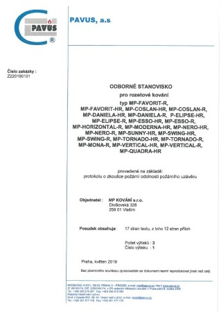 Dveřní kování MP COSLAN - R (BS - Černá matná)