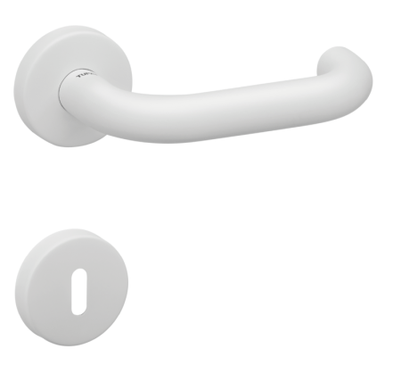 Dveřní kování MP TI COSLAN - R 2000 (WS - Bílá matná)