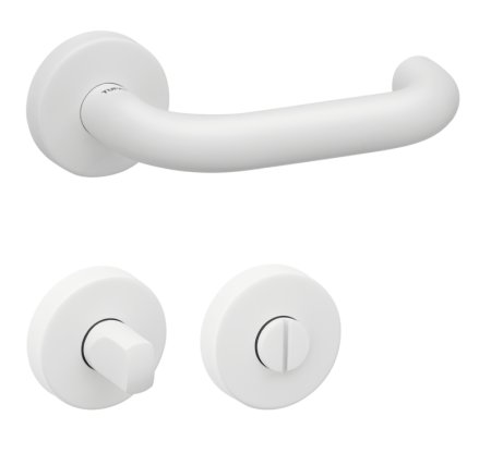 Dveřní kování MP TI COSLAN - R 2000 (WS - Bílá matná)