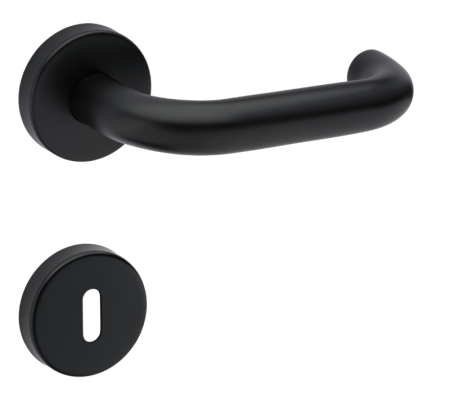 Dveřní kování MP TI - COSLAN - R 2000 (BS - Černá matná)