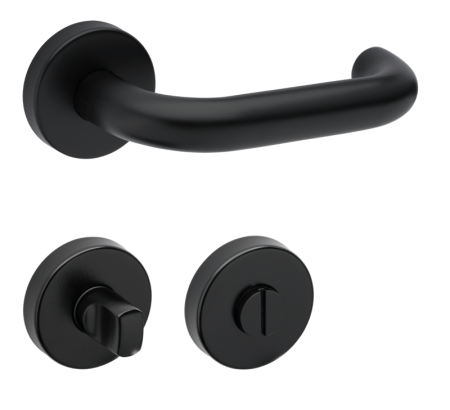 Dveřní kování MP TI - COSLAN - R 2000 (BS - Černá matná)