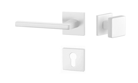 Dveřní kování MP PYROLA - HR 7S (WS - Bílá matná)