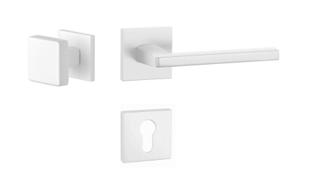 Dveřní kování MP PYROLA - HR 7S (WS - Bílá matná)