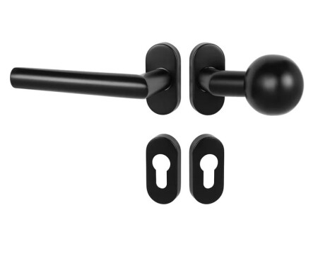 Dveřní kování MP Favorit - UOR (ČERNÁ MATNÁ)