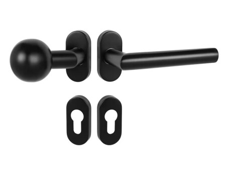 Dveřní kování MP Favorit - UOR (ČERNÁ MATNÁ)