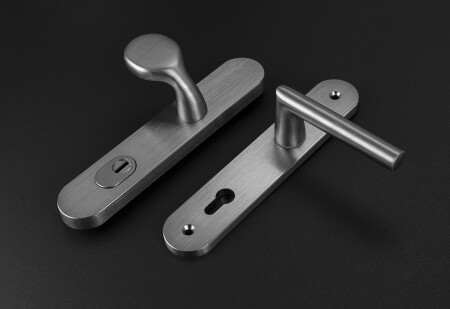 Bezpečnostní kování MP MPK - SECURO A01 PLUS - SO FAVORIT (F9 - Nerez elox) - s překrytkou