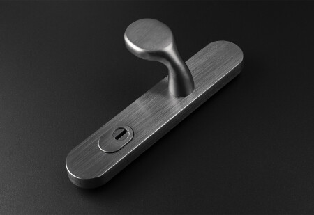 Bezpečnostní kování MP MPK - SECURO A01 PLUS - SO M1 FAVORIT (F9 - Nerez elox) - s překrytkou