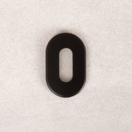 Dveřní rozeta MP VM - 4UOR (BS - Černá matná)