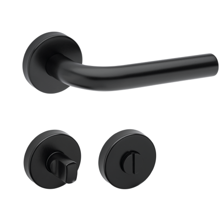 Dveřní kování MP TI - MONA - R 2001 (BS - Černá matná)