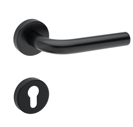 Dveřní kování MP TI - MONA - R AP 2001 (BS - Černá matná)