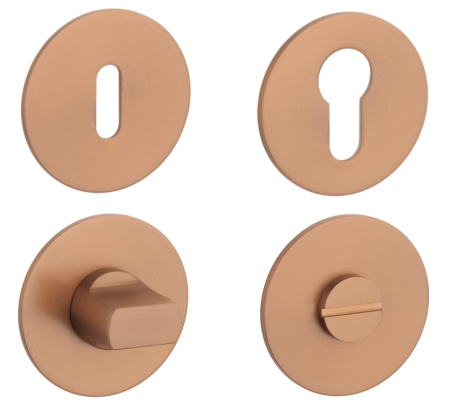 Dveřní rozeta MP SH - R 3SM (CUM PVD - Měď matná PVD)