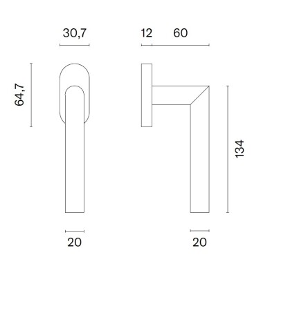 Klika na eurookno MP SH - DK - OVAL - 1701 (PVD - Titan PVD)