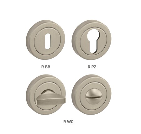 Dveřní rozeta MP TI - R dělená (NP - Nikl perla)