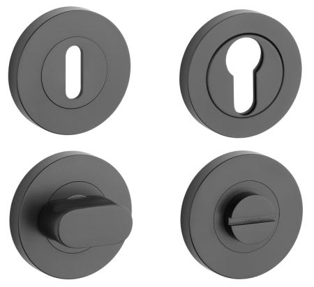 Dveřní rozeta MP SH - R PRO 8 MM (BS - Černá matná)