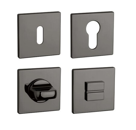 Dveřní rozeta MP AS - HR 5S (ANT.L PVD - Antracit lesklý PVD)