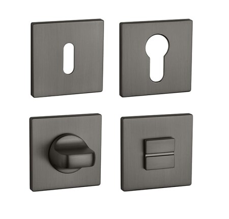 Dveřní rozeta MP AS - HR 5S (ANT.M PVD - Antracit matný PVD)