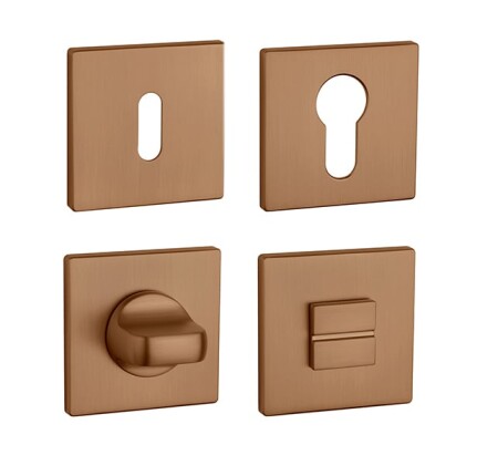 Dveřní rozeta MP AS - HR 5S (CUM PVD - Měď matná PVD)