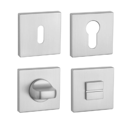 Dveřní rozeta MP AS - HR 5S (OCS - Chrom broušený)