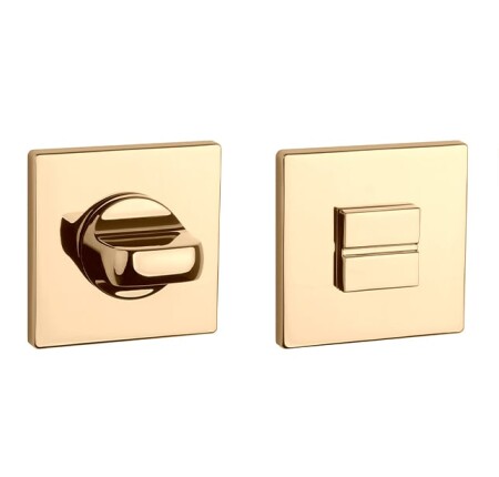 Dveřní rozeta MP AS - HR 5S (OLV - Mosaz leštěná lakovaná)