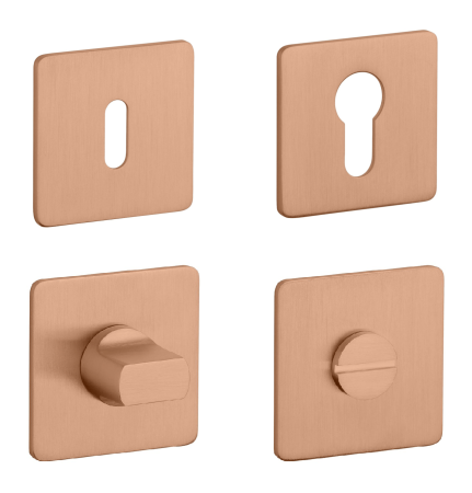 Dveřní rozeta MP SH - HR 3SM (CUM PVD - Měď matná PVD)