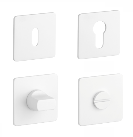 Dveřní rozeta MP SH - HR 3SM (WS - Bílá matná)