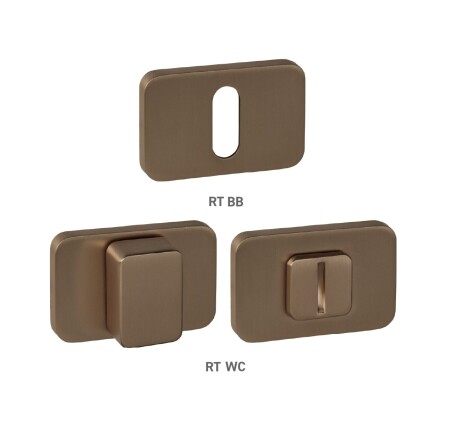 Dveřní rozeta MP MPK - PERFECTA - RT (CUM - Měď matná)