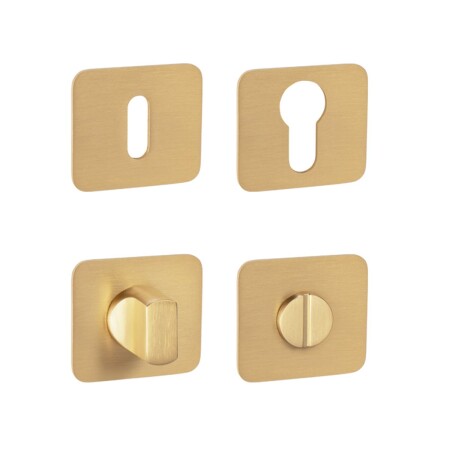 Dveřní rozeta ke klice MP GK - ONE - HR (OLS - Mosaz broušená)