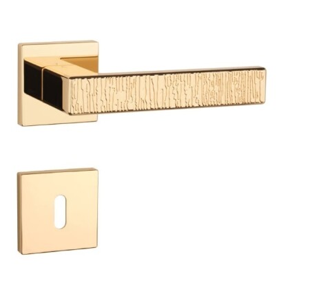 Dveřní kování MP AS - AMARYLIA - HR 7S (OLV - Mosaz leštěná lakovaná)