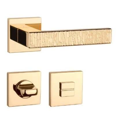 Dveřní kování MP AS - AMARYLIA - HR 7S (OLV - Mosaz leštěná lakovaná)