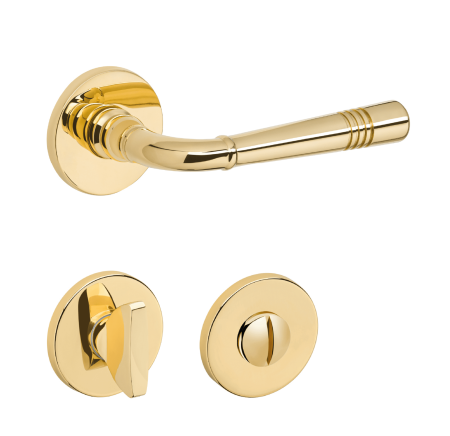 Dveřní kování MP TI - DIADEM - R 4009 5S (OLV - Mosaz leštěná lakovaná)