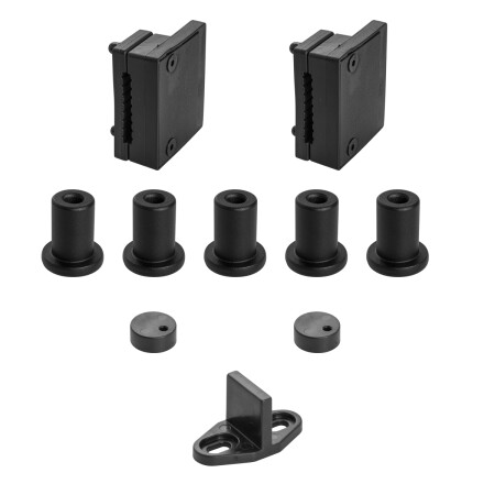 Posuvný systém MP VINTAGE 1 s tlumičem a kolejnicí 2m (BS - Černá matná)