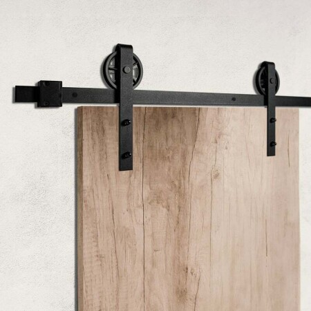 Posuvný systém MP VINTAGE 1 s kolejnicí 2m (BS - Černá matná)