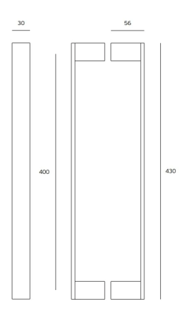 Dveřní madlo MP JNF - IN.07.153.D (TG - Titanium zlatá)