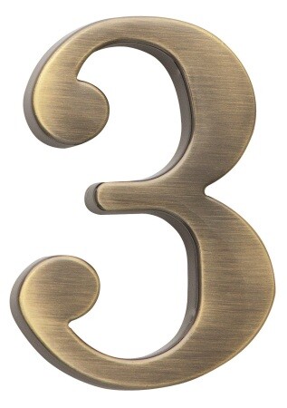 Domovní číslice COBRA - 10 cm (OFS)