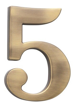 Domovní číslice COBRA - 10 cm (OFS)