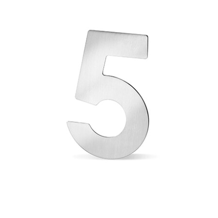 Fasádní čísla ACT - 12 cm (NEREZ)