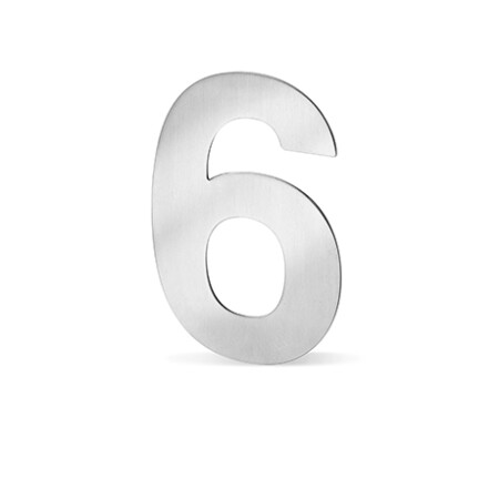 Fasádní čísla ACT - 12 cm (NEREZ)