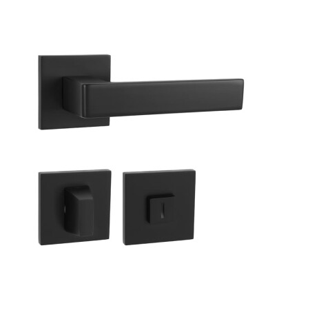 Dveřní kování MP HIT HR SQ6 (BS - Černá matná)