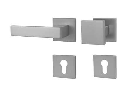 Dveřní kování MP HIT HR SQ6 (OCS - Chrom broušený)