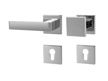 Dveřní kování MP HIT HR SQ6 (OC - Chrom lesklý)