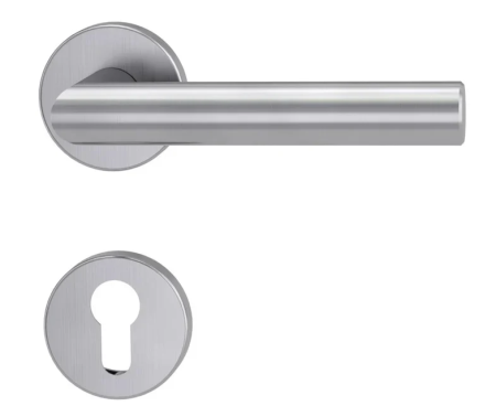 Dveřní kování MP GK - LUCIA - R (BN - Broušená nerez)