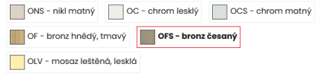 Úchytka na posuvné dveře COBRA OVÁL PZ (OCS - chrom matný) - KUS