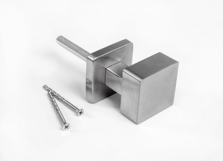 Knoflík ROSTEX DESIGN čtvercový (nerez mat)