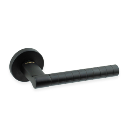 Dveřní kování COBRA BLOCCA-R (černá)