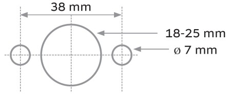 Dveřní kování TWIN ALLEGRA 1618 FAST LOCK (XR - NEREZOVÁ VÝPLŇ)