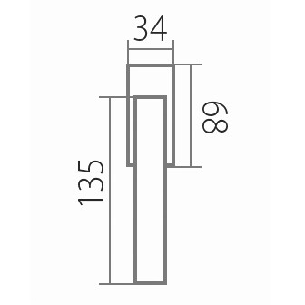 Okenní kování TWIN BLADE P1500 HR RO - 4 pol. 45mm (CM)